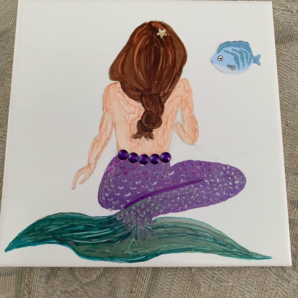 Hand drawn mermaid